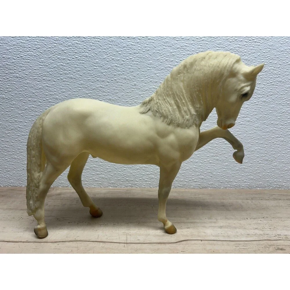 Vtg 1979 Breyer Legionario III Andalusian Stallion Alabaster Horse Mold # 68